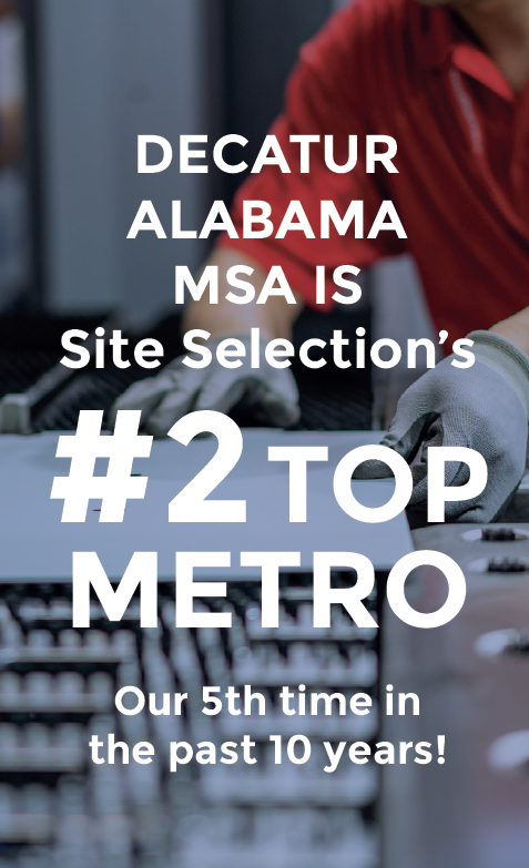 Decatur MSA once again named a Top Metro by Site Selection Magazine